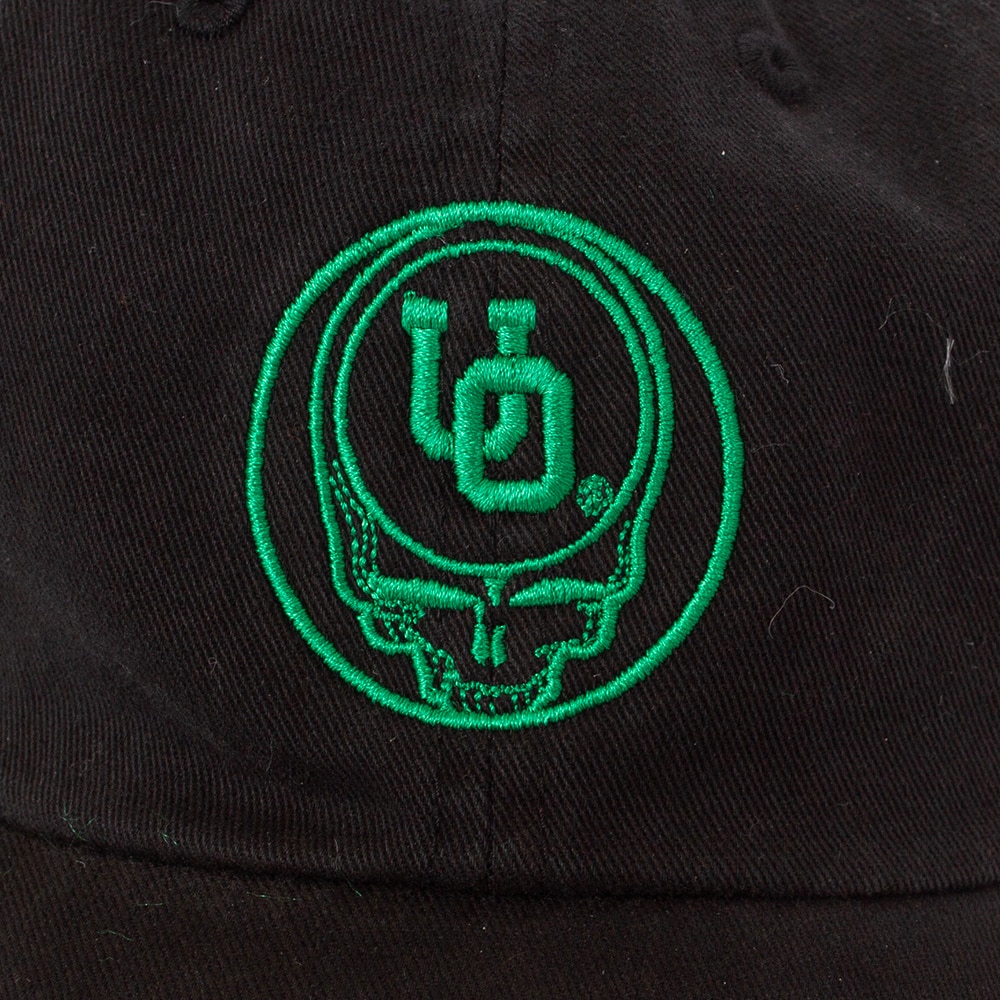 Interlocking UO, Black, Curved Bill, Cotton, Accessories, Unisex, Class Trip, Grateful Dead, Steal ur Face, Adjustable, Hat, 963471
